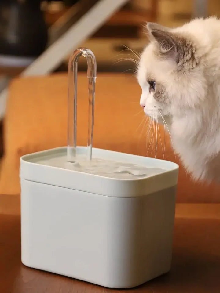 Ultra-Quiet 1.5L Cat Water Fountain with Smart Automatic Dispenser - Ebtkr