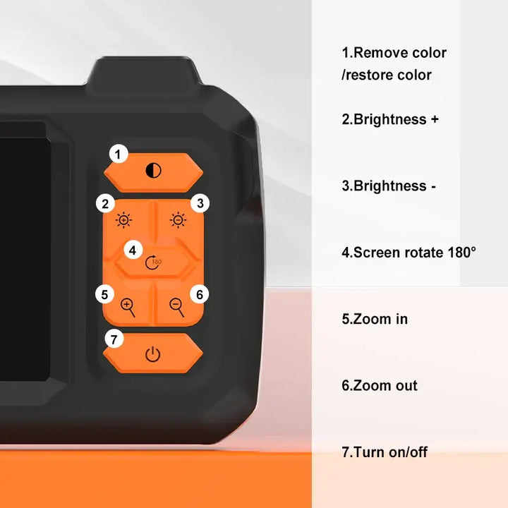 HD 1080P Endoscope Camera with 4.3-Inch Screen - Ebtkr