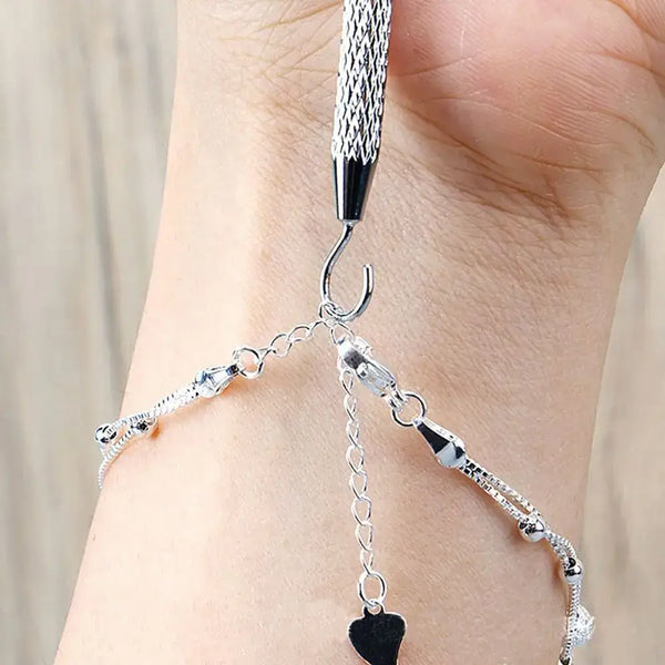 DIY Jewelry Bracelet Tool Kit - Metal Plier Clip for Necklace Watch Clasps & Closures - Ebtkr