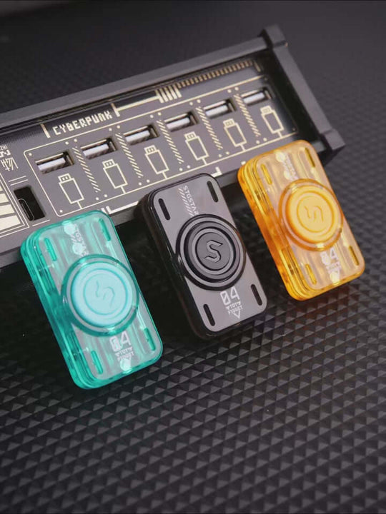 EDC Magnetic Force Push-and-Slide Fidget Toy – Luminous Stress Relief