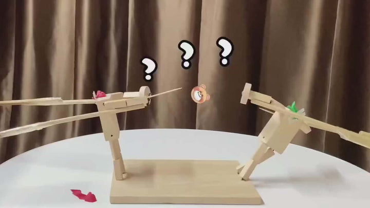 Wooden Balloon Battle Game – Fast-Paced 2-Player Fun! 🎎🎈